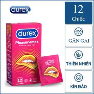 Bao Cao Su Durex Pleasuremax Gân Gai 12c