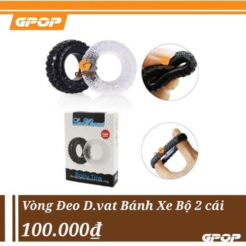 Vòng Đeo Dương Vật Bánh Xe - Bộ 2 Cái